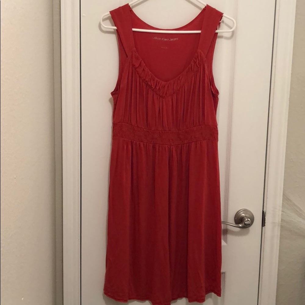 Calvin Klein Burnt Orange Dress 🧡✨